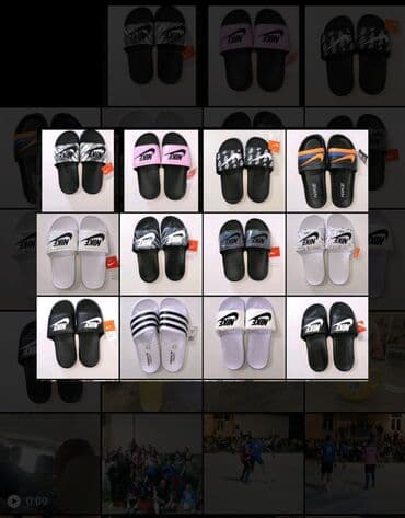 opposite papuce sa krznom: Beach slippers, Nike, 45 — 1