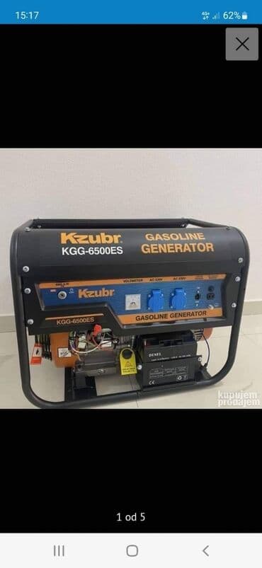 agregati: 6.5kw 820 evra benzin. AR — 2