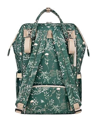 nike školski ranac: KikkaBoo Torba za mame Siena Lux Secret Garden – Deep Green (šifra — 1
