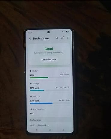 držač za glavu u autu: Samsung Galaxy A53 5G (model SM-A536B/DS), bela boja. Ključne — 1