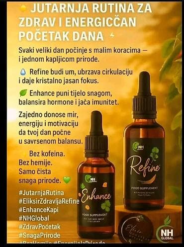 Supplements: NH Global – Refine kapi (prirodni suplement) Opis: - Biljne kapi sa — 4