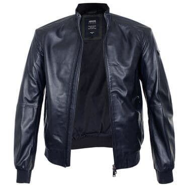 jednodelne pidzame h: Armani Jeans-Muska kozna Slim Fit jakna-Odlicnau S, M. l velicinama — 5