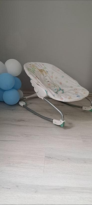 Baby bouncer/ležaljka za bebe - Mekano sedište sa navlakom u nežnim — 2
