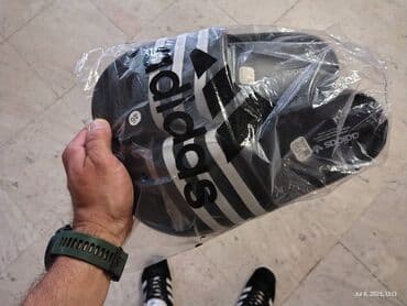 adidas samba srebrne: Papuče, veličina - 47 — 7