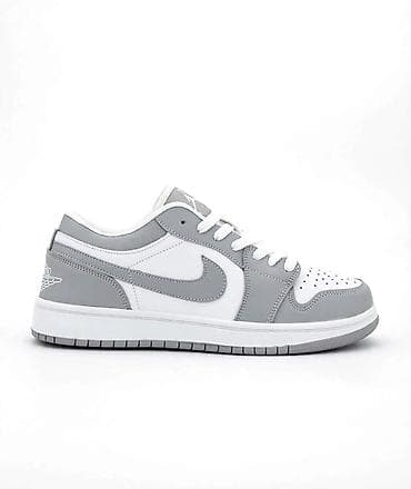 Nike Air Jordan 1 Low – bela/siva kolor šema - Klasičan niskoprofilni