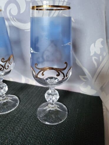 swarovski kristal cena: Case za vino,Bohemija kristal rucno oslikane iz 60,70ih.god. Case — 13
