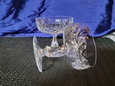 case za zestoko pice: Case nove za dvoje,kristal,rucni rad za zestoko pice iz 70ih. Case — 8