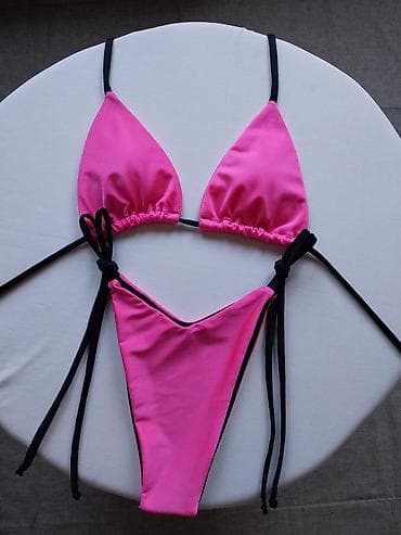 kesa za led: Bikini set u dve boje – fuksija i crna. - Gornji deo: klasičan — 3
