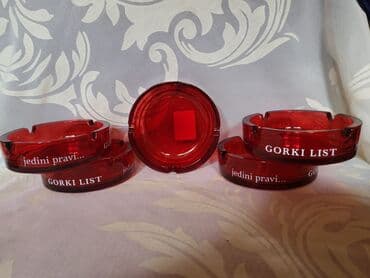 case za gorki list: Pepeljara, bоја - Crvena, Novo — 1