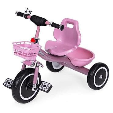 poni za skakanje: Tricikl sa korpom ECOTOYS – WQL-1999 PINK-250 Roze dečiji tricikl sa — 4