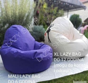 dallas fotelje cene: Novi Lazy bagovi, sašiveni duplim šavom sa koncem extra jačine. Naše — 4