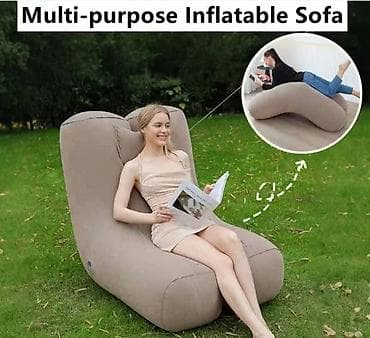 uradi sam namestaj za terasu: Višenamenska na naduvavanje sofa/fotelja – model Single Size Leedsooy — 2