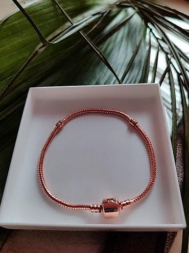 Narukvice: Narukvica rose gold - Elegantna narukvica u boji roze zlata - — 3