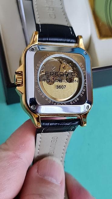 Belts: Muški mehanički ručni sat Frederic Tourbillon 3607 - Kućište — 4