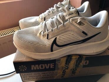 Women's Sneakers and athletic shoes: Nike, 37.5, bоја - Bela