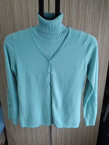 letnji kompleti sa pantalonama: S (EU 36), Single-colored, color - Light blue — 1