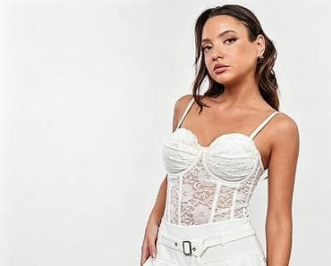 din 690: Čipkani korzet top –2100 din — 2