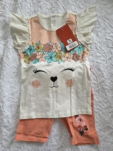 nike crno bele: Komplet dečije odeće – više komada, sa etiketama: 1) Haljina bez — 8