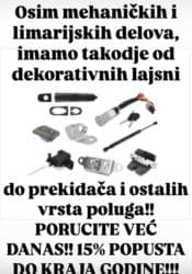 ✅ Auto delovi za sve vrste vozila — u odlicnom stanju. ✅ Akcijske