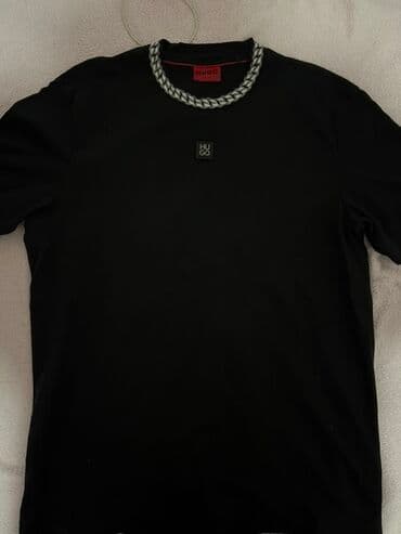 Ženska obuća: Majica na kratke rukave, XL (EU 54), Hugo Boss, bоја - Crna, Pamuk — 2