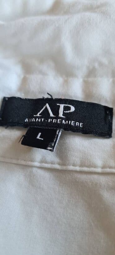 zara helanke sa prorezom: L (EU 40), Spandex, Single-colored, color - White — 4