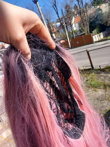 canda c: Duga perika – pastelno roze ombré - Boja: svetloružičasta sa tamnijim — 3