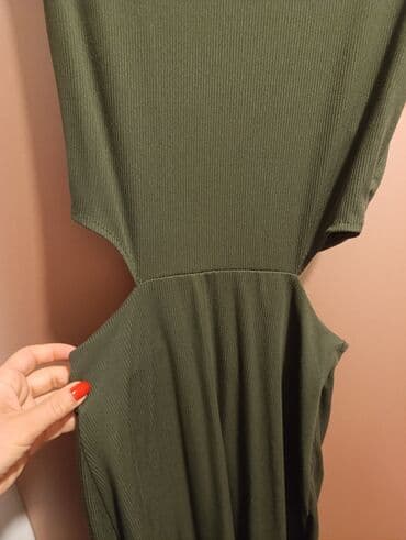 dugacke haljine svecane: One size, bоја - Zelena, Top (bez rukava) — 5