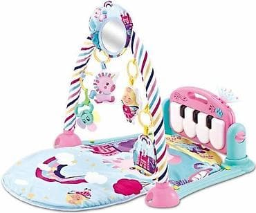 KikkaBoo Podloga za igru Piano Rainbow pink (šifra: KKB1) -