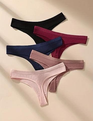 calvin klein gaće: Ženske tanga gaćice – set 5 komada, vel. M - Model: nisko strukirane — 1