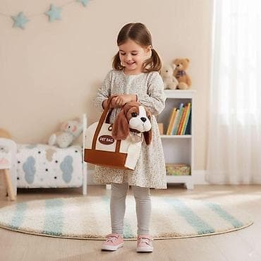 toys loznica: Plišana igračka za decu – štene bigl sa torbom i četkom za negu Šifra — 2