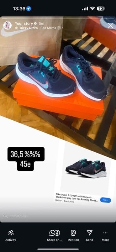 Muška obuća: Patike, Nike, veličina - 36.5 — 7