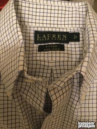 Odeća za skijanje: Original Ralph Lauren kosulja L NOVA 100% extra fine cotton Ramena — 2