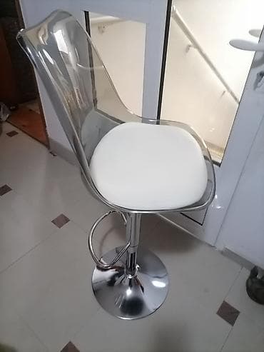 ormar za nakit lidl: Barska stolica sa naslonom – moderan transparentni dizajn - Sedište — 5