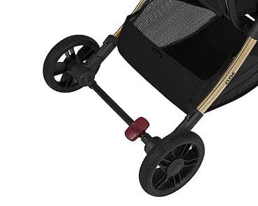 kolica per bebe: KIKKA BOO CLOE premium kišobran kolica sa kišnom kabanicom – black — 4