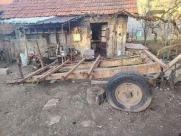 Vodeni transport: Prikolica – metalni ram/šasija za nadogradnju - Dvoosovinska (par — 4