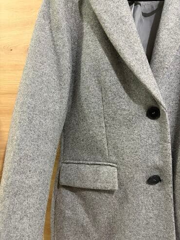 mona crni kaput: XS, Jednobojni, Sa postavom — 3