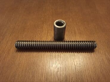 Građevinarstvo i remont: Navojna šipka - špingla ф22/17,5x200mm, korak navoja 5mm, matica — 2