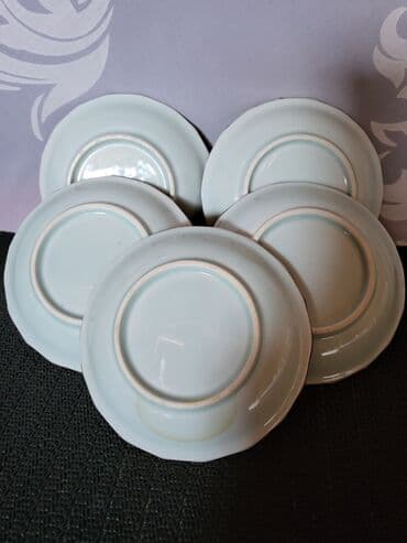 Kuhinjski setovi: Cinijice nove porcelanske,vintaz,rucno oslikane pa glazirane — 8