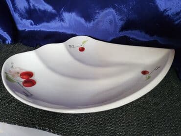 porcelanske solje za caj: Tanjir vintaz za serviranja,posluzenja porcelanski. Tanjir je bez — 9