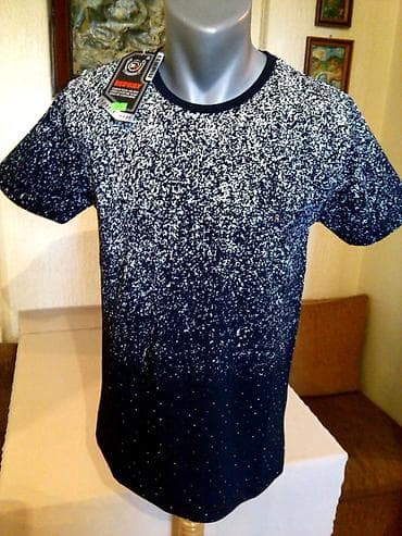 Muška odeća: Men's T-shirt bоја - Tamnoplava — 1