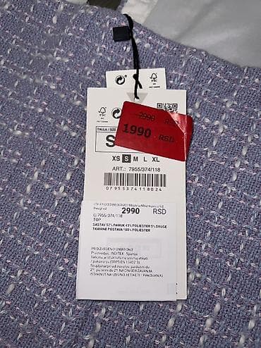 studio lady n: ZARA komplet vel.XS/S NOVO Suknja je XS,top je S ali odgovara ko nosi — 6