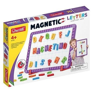 MAGNETNA TABLA SA SLOVIMA Quercetti Magnetic Letters Starter Set –