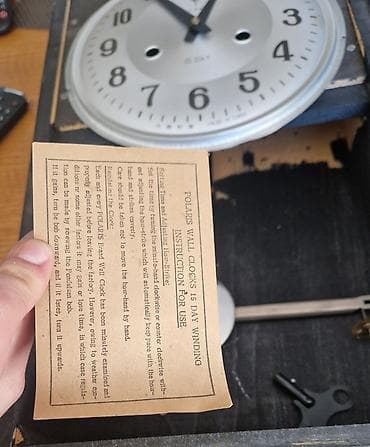 Bicikli: Zidni sat Polaris 15 Day U odličnom vizuelnom stanju, dugo služio kao — 5