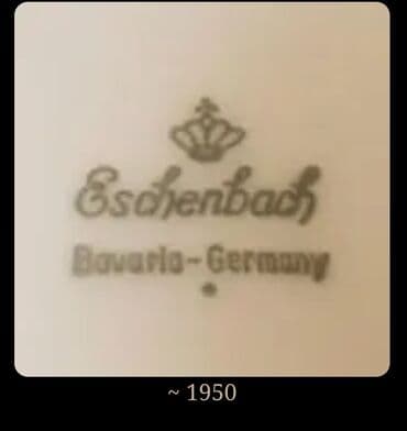 swarovski kristali cena: Tanjiri Eschenbach porcelan 1950te.Bavaria.Nemacka. Desertni tanjiri — 6
