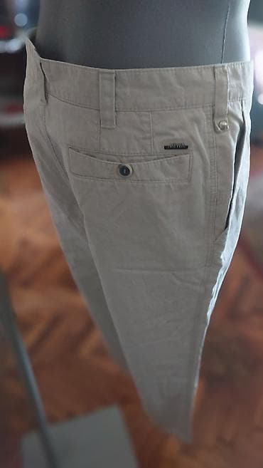MUŠKE PANTALONE MEYER Pantalone od kepera, bež boje, širih nogavica na lalafo.rs MUŠKE PANTALONE MEYER Pantalone od kepera, bež boje, širih nogavica