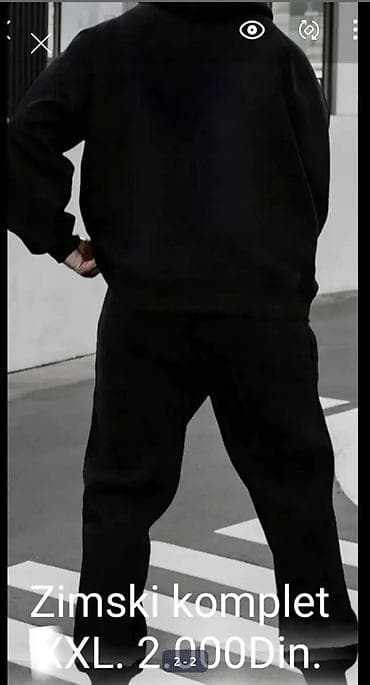 Ženska odeća: NOVA TOPLA MUŠKA TRENERKA — 2