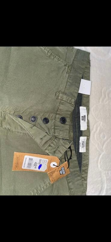 kožna jakna s: Ženske pantalone America Today – model Parker - Boja: maslinasto — 4