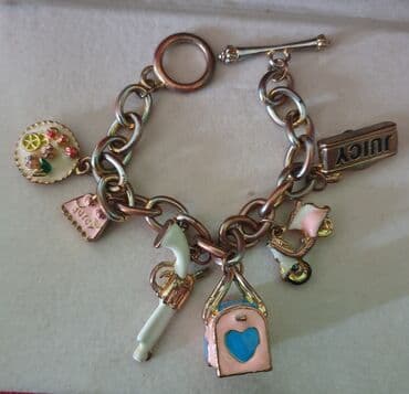 srebrni lancic cena: Charm bracelet, Material: Stainless steel — 1