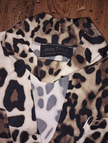 debele helanke za zimu: M (EU 38), Spandex, Animal, color - Brown — 3