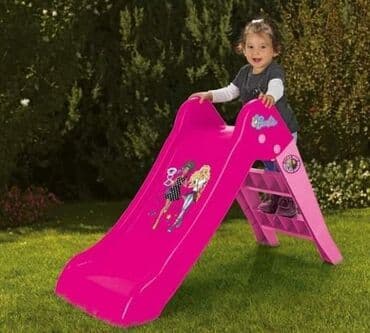 Barbie tobogan Proizveden od kvalitetne kuvane plastike Pogodan za na lalafo.rs Barbie tobogan Proizveden od kvalitetne kuvane plastike Pogodan za